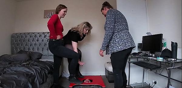  Sexy vicious girls, destroy slaves worthless face